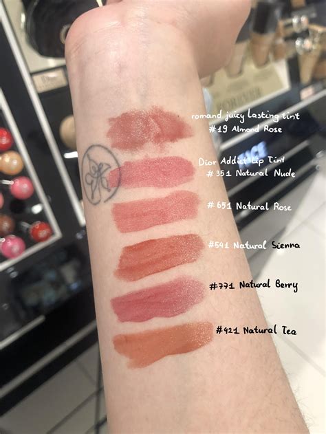 dior lip tint swatches|dior lip stain sephora.